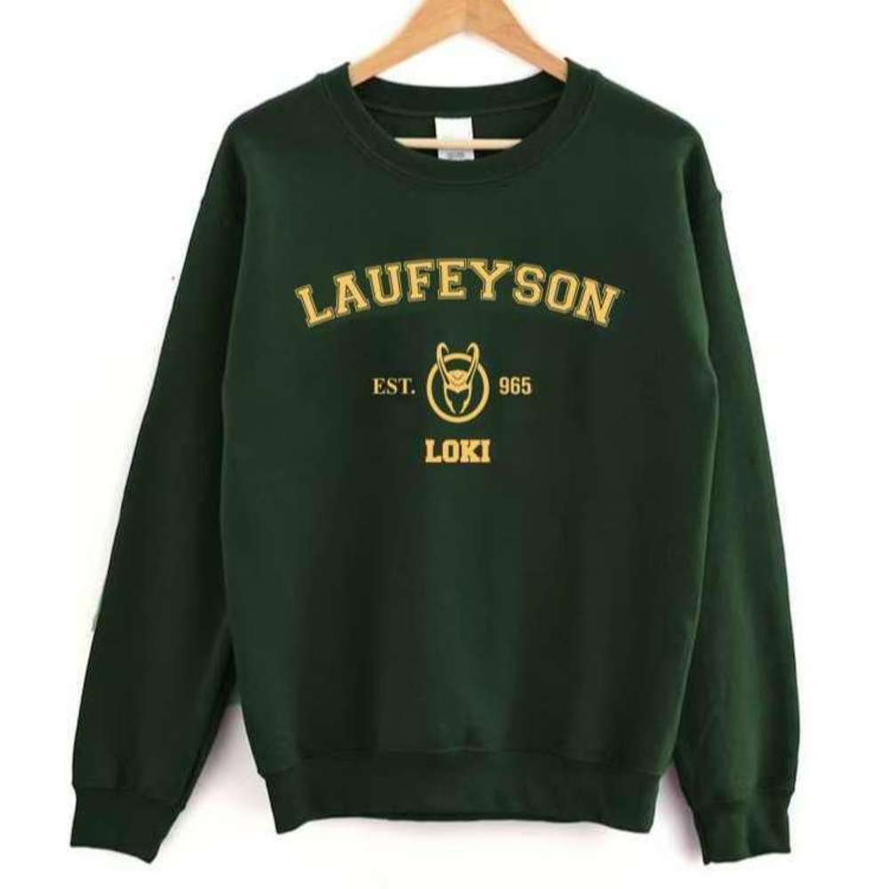 Loki Laufeyson God Of Mischief Graphic Crewneck Sweatshirt